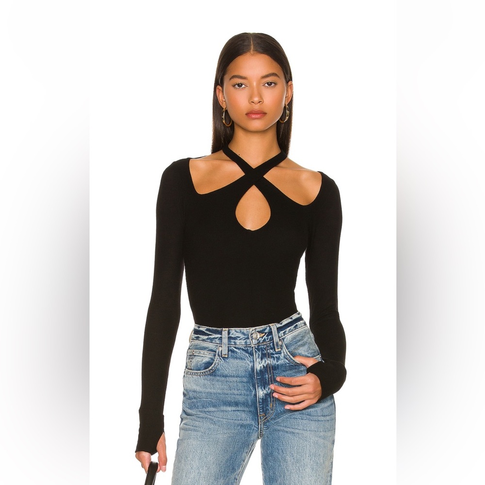 Michael Lauren Gael Top in Black